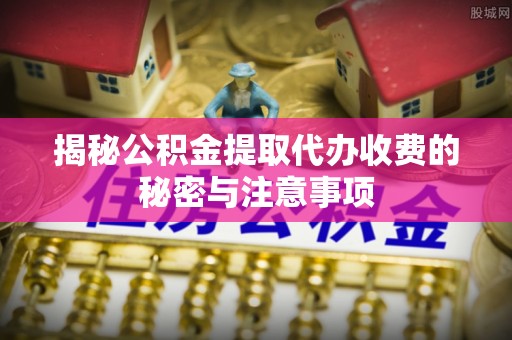 薛城揭秘公积金提取代办收费的秘密与注意事项