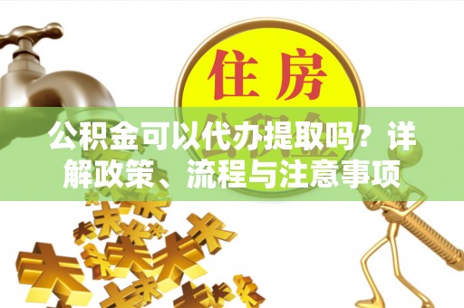 薛城公积金可以代办提取吗？详解政策、流程与注意事项