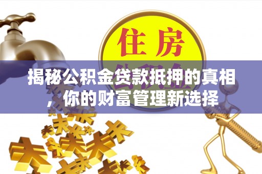薛城揭秘公积金贷款抵押的真相，你的财富管理新选择