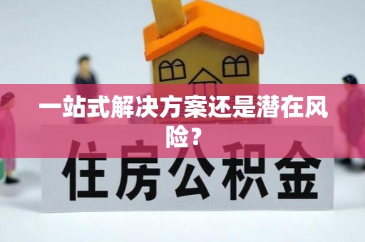 薛城一站式解决方案还是潜在风险？